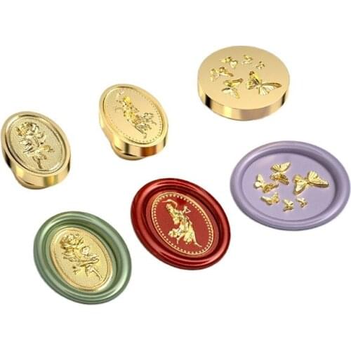 Special-shaped wax printing fruit small animal seal decoration gift invitation greeting card seal embossing paint DIY craft