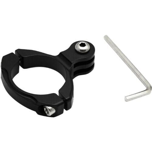 Motorcycle Handlebar Clip Holder Bicycle Bike Seatpost Clamp Aluminum Mount for Go pro Hero 5/4/3 Action Camera Accessories