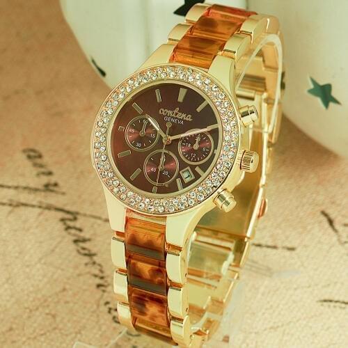 CONTENA Womens Watches Top Brand Luxury Rhinestone Watch Women Watches Calendar Ladies Watch Clock reloj mujer relogio feminino