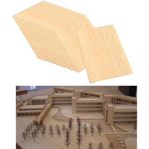 15Pcs Wooden Pieces Coaster Wood Craft Blank Square Unfinished Plaque DIY Crafts