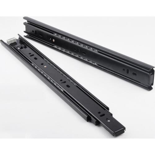 5Pair/Lot 10'' Furniture Hardware Stainless Steel Full Extension Side Mount Ball Bearing Drawer Slides