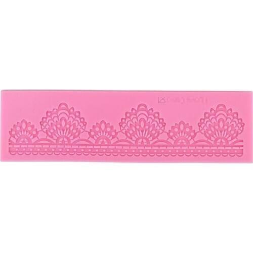 ANGRLY Bake Tool Factory Shop Lace Design Cake Silicone Mold for Cake Decorating Tool Egg Tart Mold Tarte Cosmetics Candy Box
