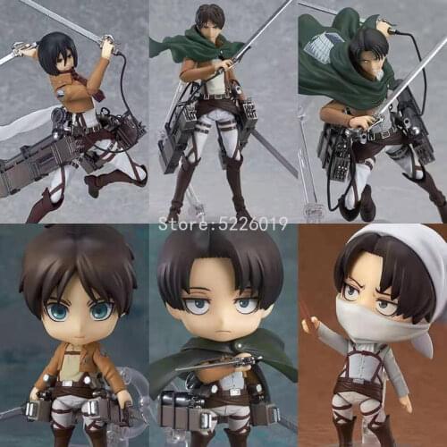 Attack On Titan Anime Figure 213# 390# Action Figure 207# Eren Yeager Figure ARTFX J Fortitude Figurine Toys