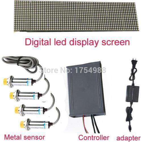 4 Metal sensor Password display audio props to run out off the mysterious room Real-life escape room game prop