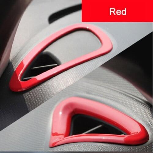 Auto Dashboard Air Outlet Frame Car Sticker Center Console Decorative Shell For Smart Fortwo Forfour 453 Accessories Interior