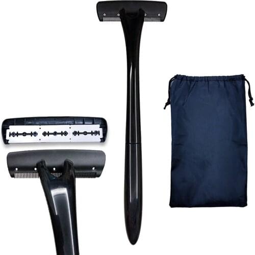 Shaving knife Body Hair Shaver Man Back Razor Shaver Groomer Full Body Hair Removal Trimmer Long Handle Fast Ship