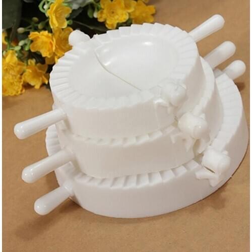 3Pcs 3 Sizes Pierogi Ravioli Empanada Maker Dumpling Press Mould Kitchen Gadget