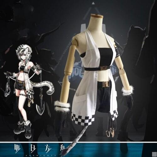 Game Arknights Cosplay Cliffheart Costume Full Set Halloween Carnival Costumes for Women Girls Party Fancy Dress Free Shipping