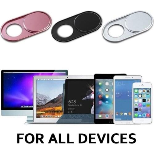 3PCS Laptop Camera lens Webcam Cover Slider Ultra Thin Metal Web Camera Sticker Shutter for MacBook Pro iMac iPad Tablet phone