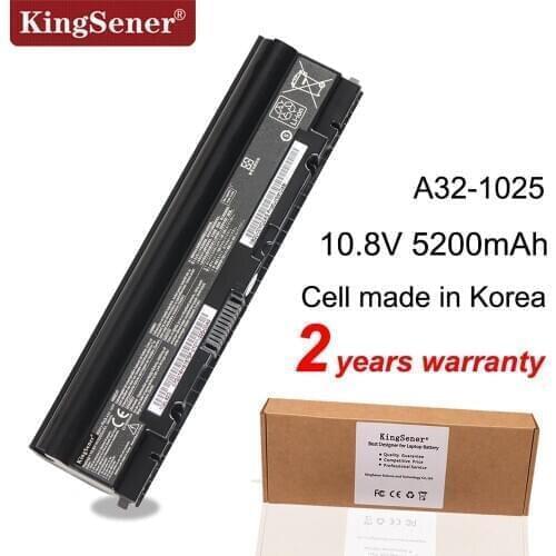 KingSener Korea Cell A32-1025 A31-1025 Laptop Battery for ASUS Eee PC 1225 1025 1025C 1025CE 1225 1225B 1225C 10.8V 5200mAh
