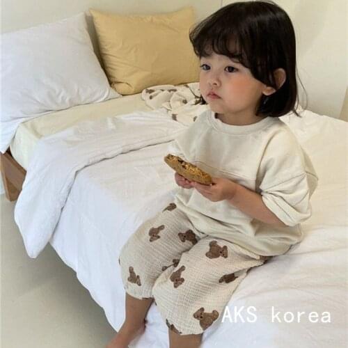 Soft Breathable Baby Clothing Summer Fall Boy Girl Adorable Thin Cotton Cartoon Pajama Pants Infant Kids Fashion Loose Trousers