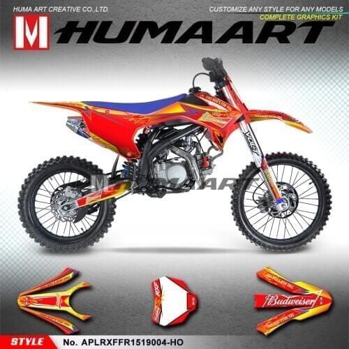 HUMAART Custom Graphics Dirt Bike Décor Kit for Apollo RXF Freeride 150 190, Style No.APLRXFFR1519004-HO