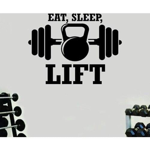 Diy GYM Wall Sticker Pvc Wall Art Stickers Modern Fashion Wallsticker For Kids Rooms Background Wall Art Decal Drop Shipping