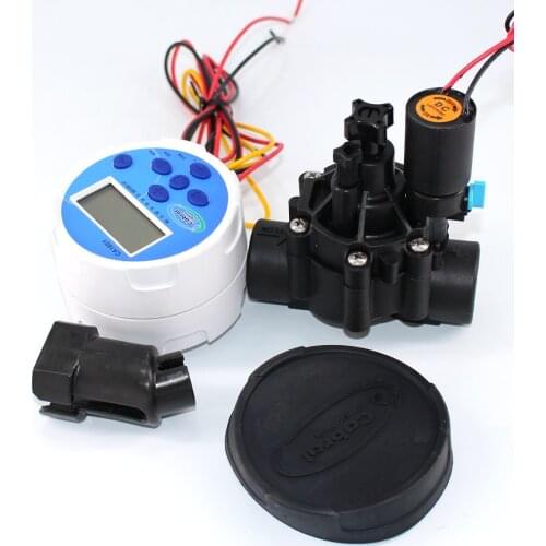 3/4" 1" Inch DC Latching Normally Closed Solenoid Valve With Flow regulation Water Nylon For Farm Garden Landscape Irrigation