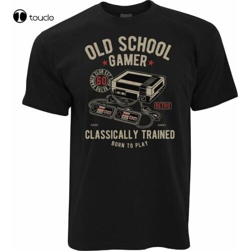 New Gaming T Shirt Old School Gamer Retro Videogame Arcade Player 1 Console Tee Shirt Unisex