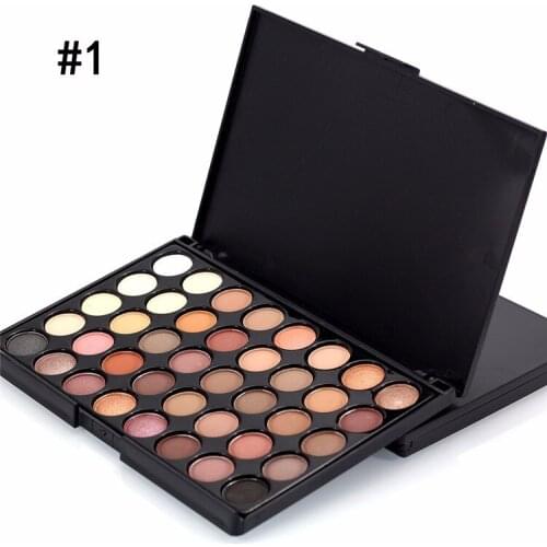 40 Color Eyeshadow Palette Makeup Brush Set Eye Shadow Glitter Stickers Cosmetics 28 Color Pigment Eyeshadow Pallete Wholesale