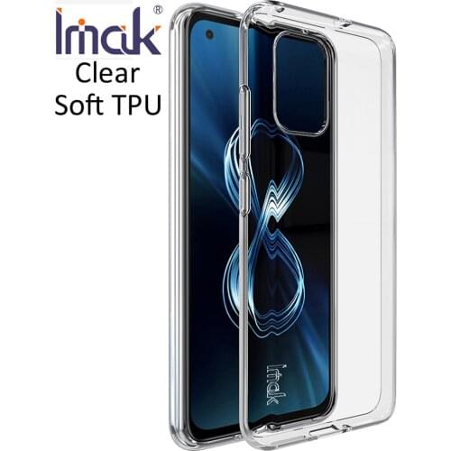 IMAK Clear Transparent TPU Case For Asus Zenfone 8 ZS590KS Soft Silicone Cover