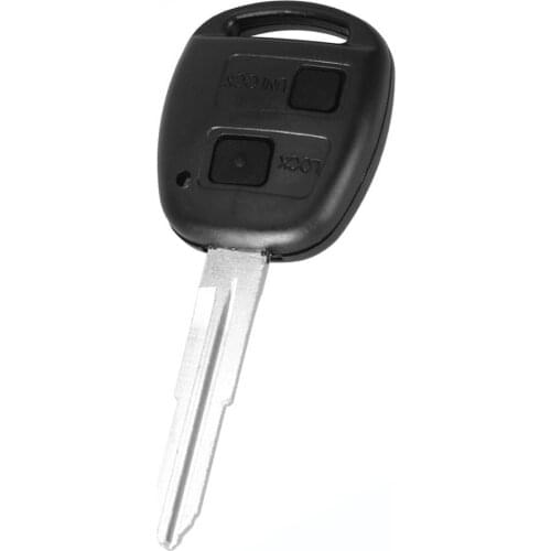 Remote Replacement Car Key Shell Case For Toyota Yaris Uncut Blade Button Pad
