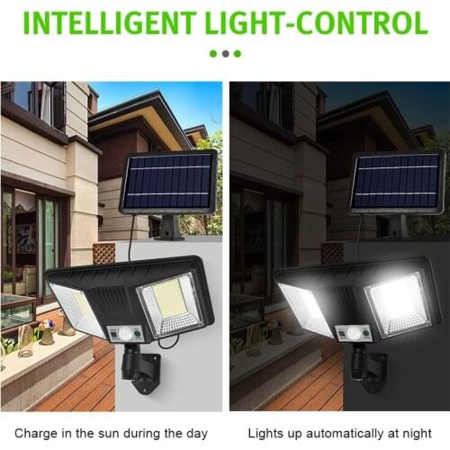 Solar Light Outdoor Motion Sensor Outdoor Decor PIR Wall Light Waterproof Solar Lamp Solar Powered Sunlight Garden Decoration