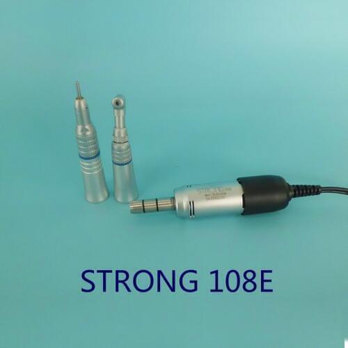 Dental Original Handle South Korea Strong 108E Handpiece Contra angle Straight Head Copy for Micromotor Machine Polishing Tools