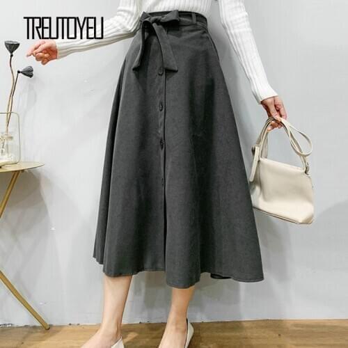 Treutoyeu High Waist Skirts For Women