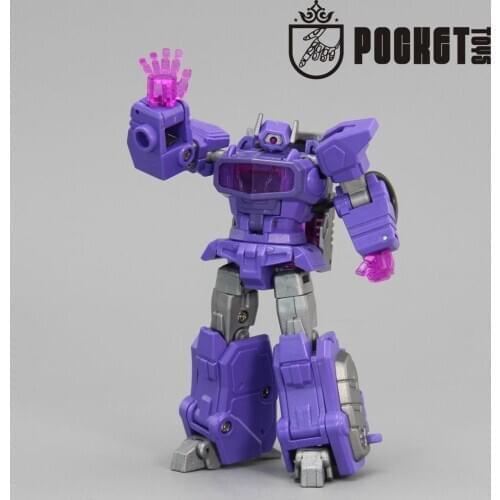 In Stock Lensple PT Transformation Shockwave PT03 PT-03G1 Mini Pocket War KO DX9 Action Figure Robot Toys For Gift