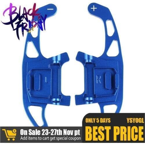 Paddle Car Steering Wheel Paddle Shift Extend Shifter Auto Interior For VW GOLF GTI R GTD GTE MK7 7 For POLO GTI 2016 Scirocco