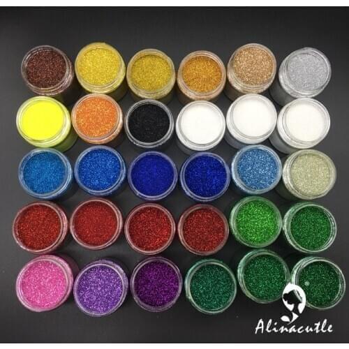 20g Each Bottle Pearlescent Glitter Powder Nail Glitter Pigment DIY Crafts Handmade Card Background Nail Art