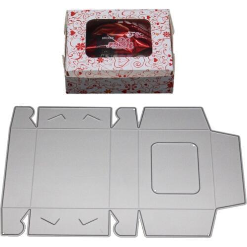 3D box background Metal Cutting Dies Stencils For Card Making Decorative Embossing Suit Paper scrapbooking nouveau arrivage NEW