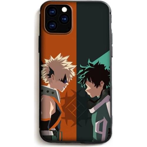 For iPhone Phone Case 11 12 Pro mini XS MAX 8 7 6 6S Plus X 5S SE XR Anime My Hero Academia deku bakugou Boku no Hero phone case