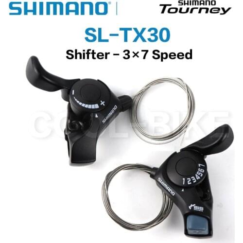 Shimano Tourney SL TX30 Bicycle Shift Lever 6s 7s 18s 21s Speed SL-TX30 shifters Inner gear cable included