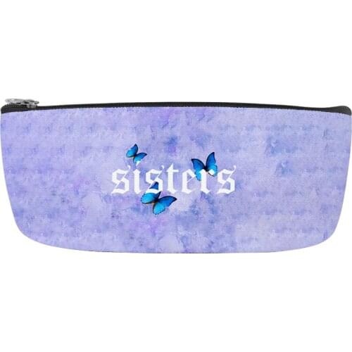 James Charles Blue Butterfly Sisters Merch Oxford cosmetic bag, multi-purpose cosmetic bag, travel toilet bag