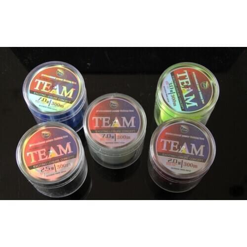 300 meters TEAM multicolor Japanese imports original wire nylon fishing line fishing pole main sea line