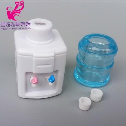 Mini Water dispenser for barbie doll blythe doll accessories mini doll house decoration