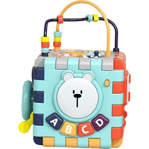 Educational Toy Activity Cube for Travel Craft Toys Learning Toys Blocks