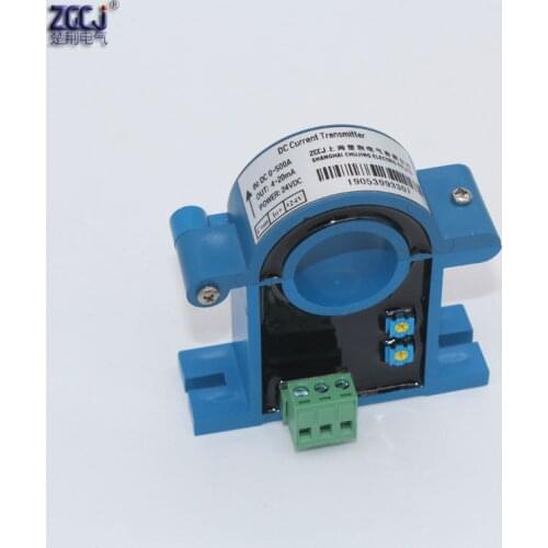 500A 800A,1000A Current Transmitter 0-20ma 4-20ma output ampere transducer current transformer 25mm hole diameter converter