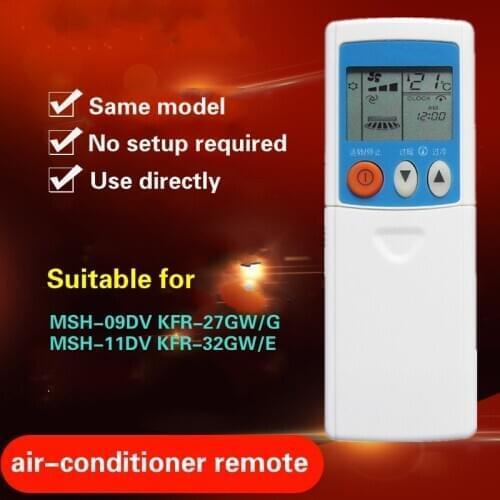 Suitable for Mitsubishi Electric Air Conditioner Remote Control MSH-09DV KFR-27GW / G MSH-11DV KFR-32GW / E