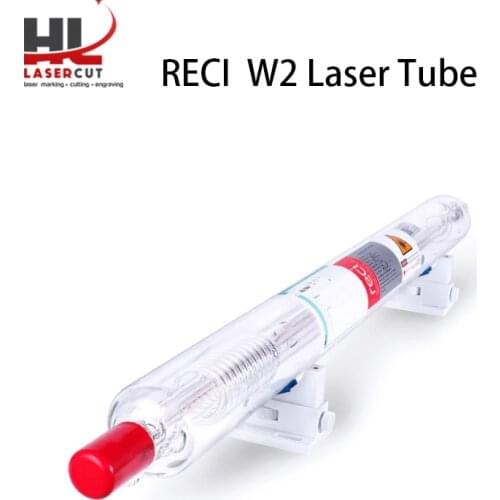 Reci W2 90W-100W CO2 Laser Tube Wooden Box Packing Length 1200mm Dia. 80mm CO2 For Laser Engraving Cutting Machine