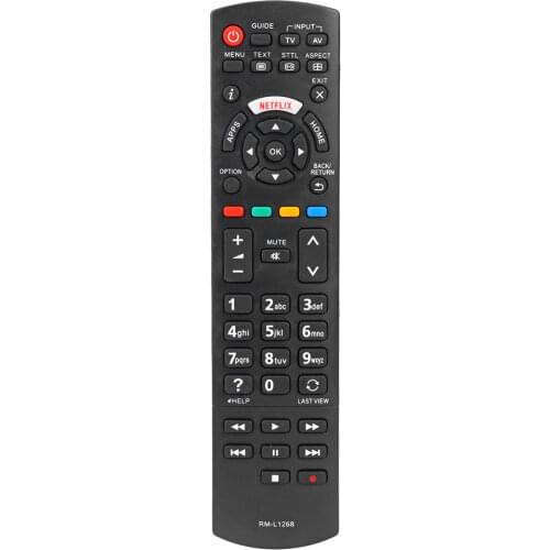 Smart LED TV Remote Control Controller Suitable for Panasonic N2Qayb 00100 N2QAYB all TV Sets Self-contained 2 AA Batteries