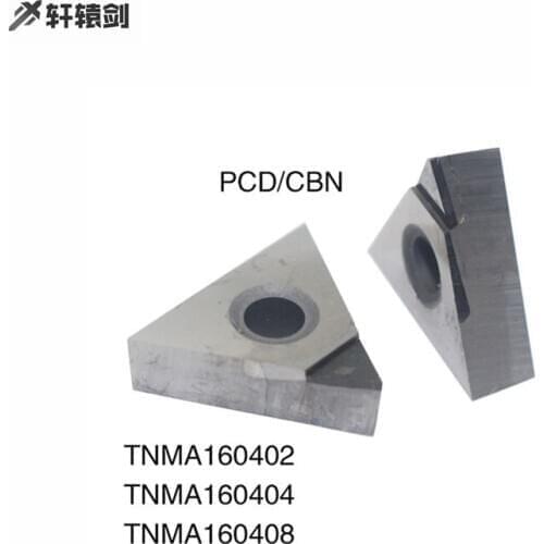 TNMA160402 TNMA160404 TNMA160408 PCD CBN CNC Diamond Blade CNC Lathe for Cutting Carbide Inserts