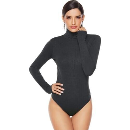 Yeqedu Women's Turtleneck Bodysuit