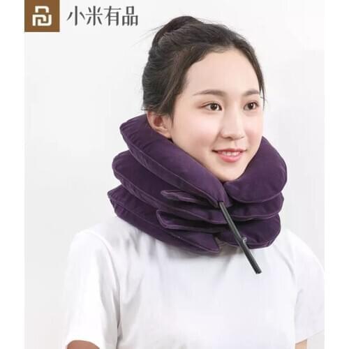 Youpin Air Inflatable Cervical Vertebra Orthosis Support 360° Massage Pillow Pain Relief Relax Health Care Neck Head Stretcher