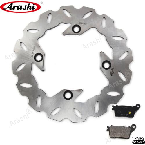 Motorcycle Rear Brake Disc Rotor & Rear Brake Pad For HONDA CBR600RR CBR600 RR CBR 600RR ABS 2009-2015 2010 2011 2012 2013 2014