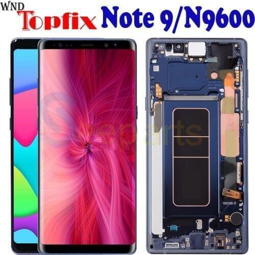 6.4" For Samsung NOTE 9 LCD Display Touch Screen display digitizer assembly For Samsung note9 LCD N9600F/U/D/DS LCD with frame