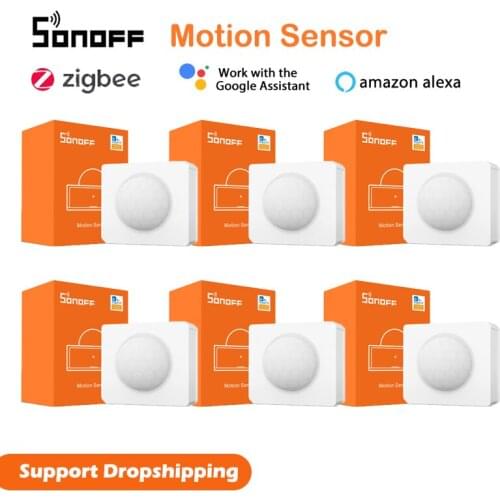 1-50pcs SONOFF SNZB-03 Zigbee Motion Sensor Detector Smart Control Via eWeLink ZBBridge Required Work With Alexa Google Home