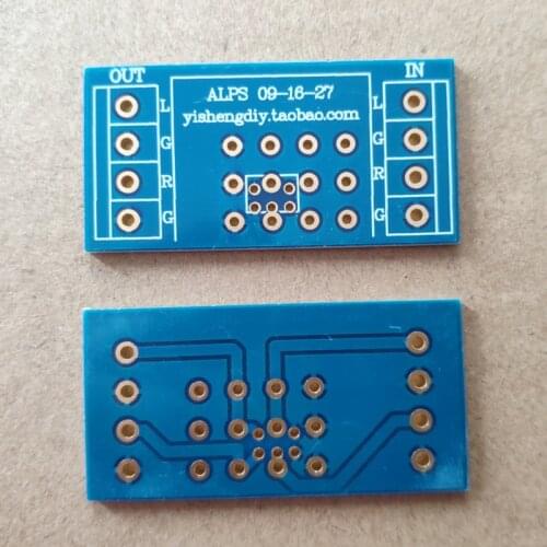 50*23mm for ALPS potentiometer 27,16,09 type potentiometer PCB board soldering board