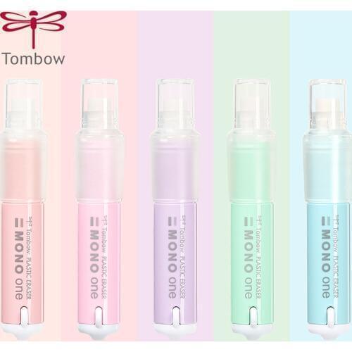 1pcs Tombow Eraser Mono One Lipstick Limited Edition Macarons Rotate Without Leaving Marks and Rotate Core Stationery Students