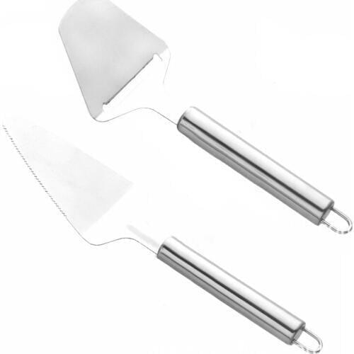Stainless Steel Dough Cutters Cheese Slicer Baking Accessories 1Pcs Chocolate Pizza Shovel Cake Scoop Kitchen Gadgets