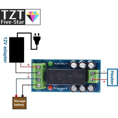 12V 150W 12A Backup Battery Switching Module high power Board Automatic switching battery power XH-M350