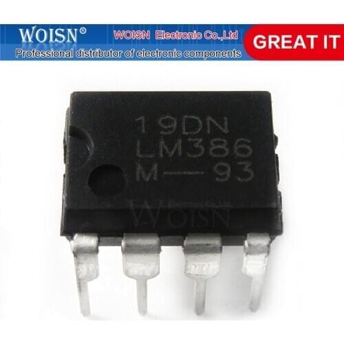 5pcs/lot LM386 LM386N LM386M LM386L = 386D JRC386D NJM386D o Amplifiers LOW VLTG AUDIO PWR AMP DIP-8 new original In Stock